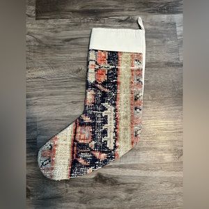 Vintage Rug Christmas Stocking